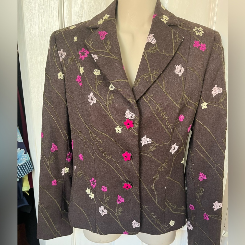 Brown petite small jacket